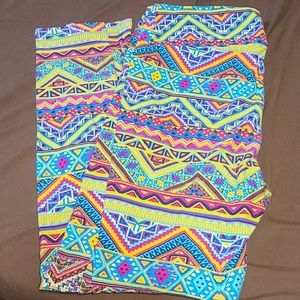 Lularoe Aztec TC Leggings